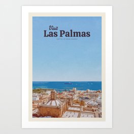 Visit Las Palmas Art Print