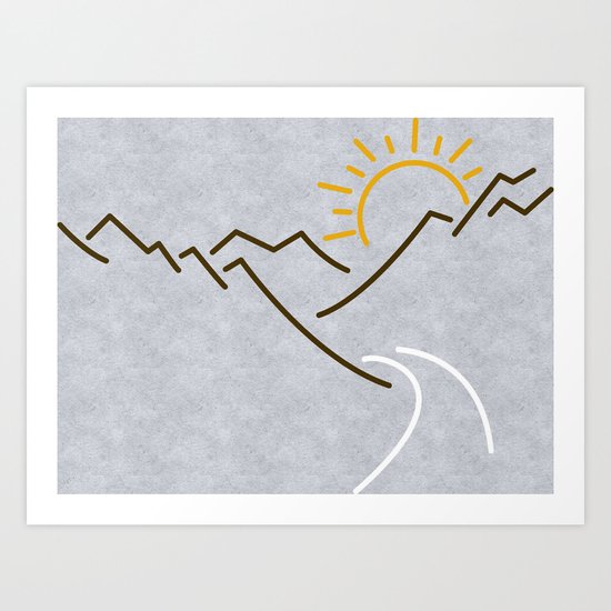 The Beauty of Lines Part II Art Print