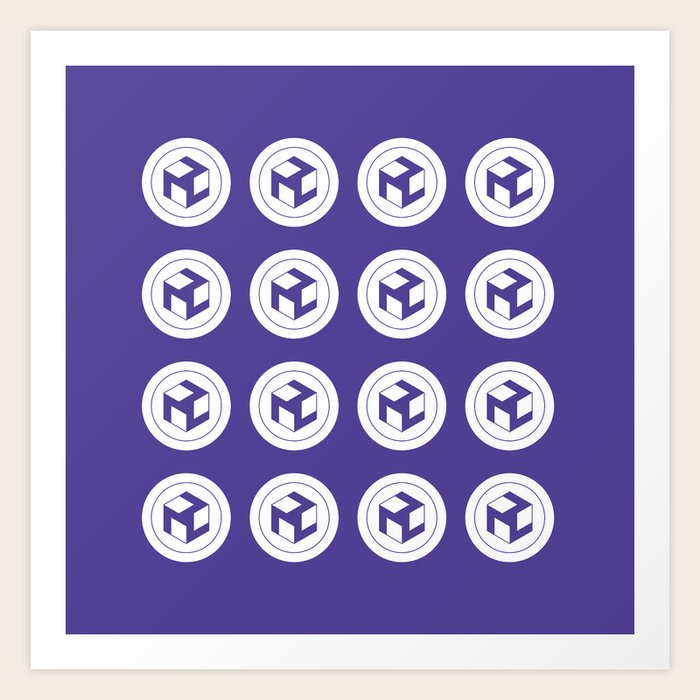 Grid of Antahkaranas -Antahkarana square -male Art Print by ...