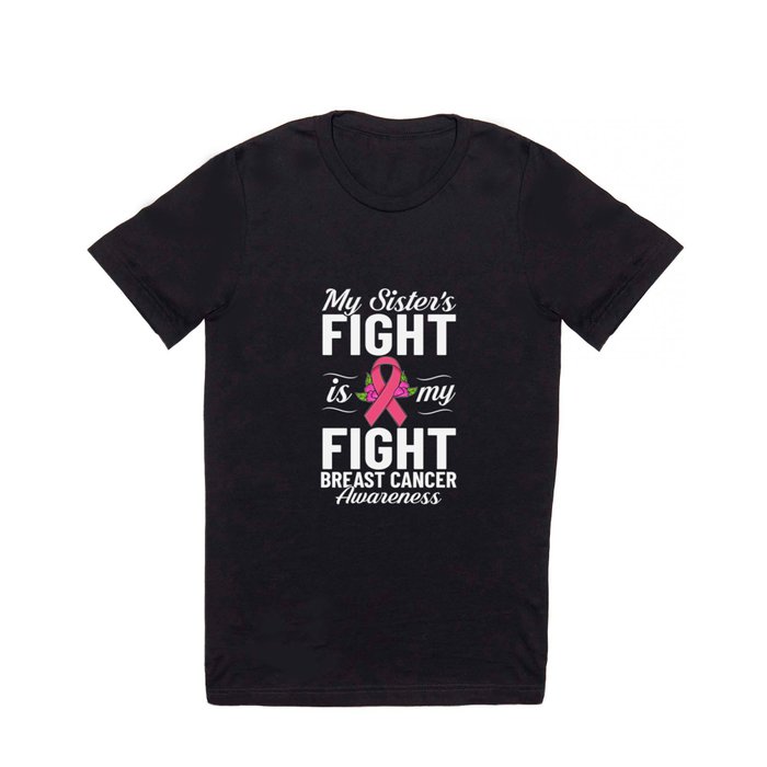 Breast Cancer Ribbon Awareness Pink Quote T Shirt