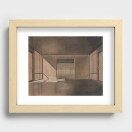 Door 1 Recessed Framed Print