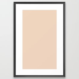 Abstract_HONEY_CARAMEL_NURSERY_MINIMALISM+POP_ART_1108A Framed Art Print