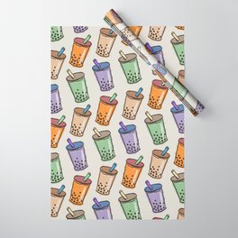 Bubble Tea Time Wrapping Paper