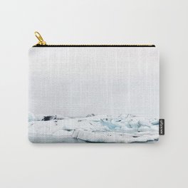 Beautiful glacier lagoon winter Carry-All Pouch