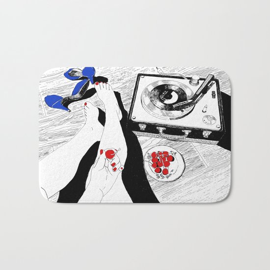 Cherry Bomb Bath Mat