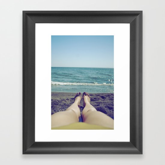 Float Away Framed Art Print