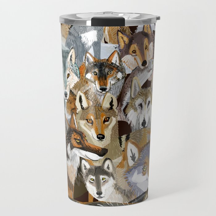 Wolves o´clock (Time to Wolf) Travel Mug