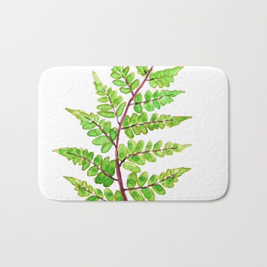 Eared Lady Fern Bath Mat
