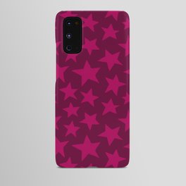 Raspberry Doodle Stars Android Case