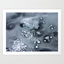 Frozen lake #2 Art Print