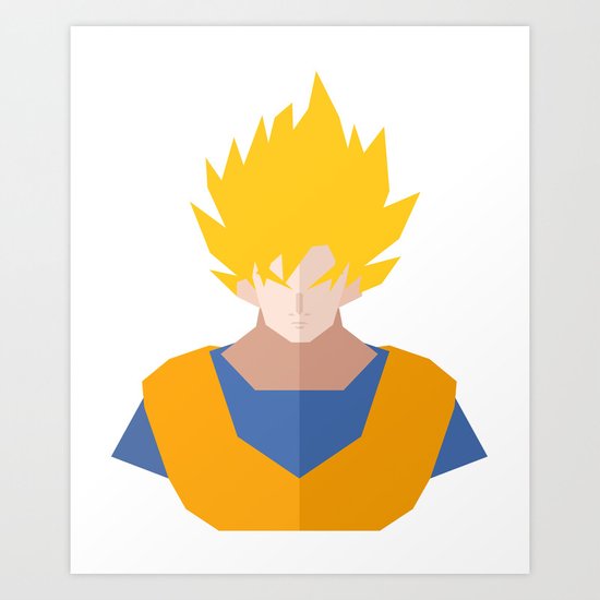 Goku SSJ Art Print