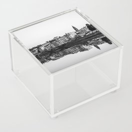 Florence Reflected in B+W  |  Travel Photography Acrylic Box