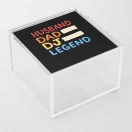 Husband Dad DJ Legend Acrylic Box