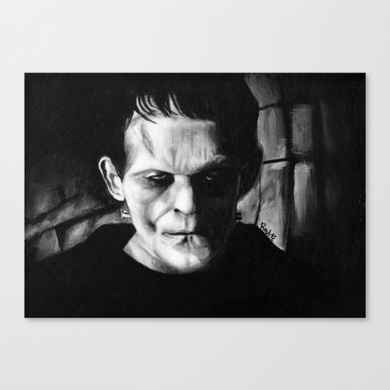 THE MONSTER of FRANKENSTEIN - Boris Karloff Canvas Print