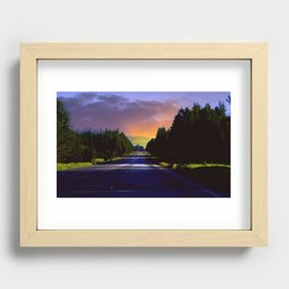 Road To Destiny Recessed Framed Print