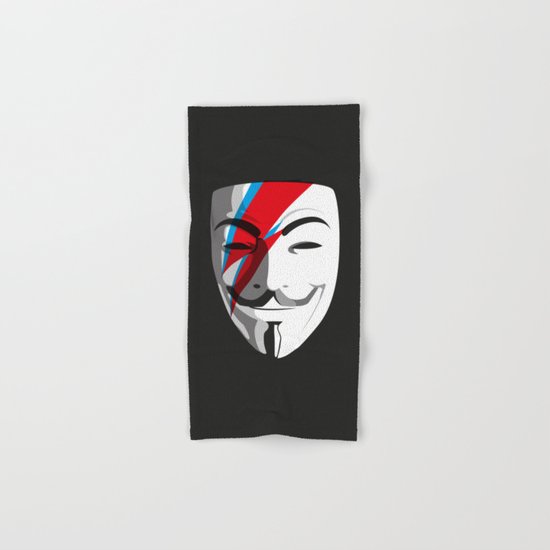 Who wants to be Anonymous? Let's be Fabulous! Viggy Starfawkes. Hand & Bath Towel