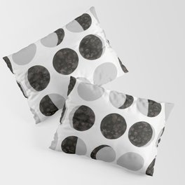 Moon Phases - White Pillow Sham