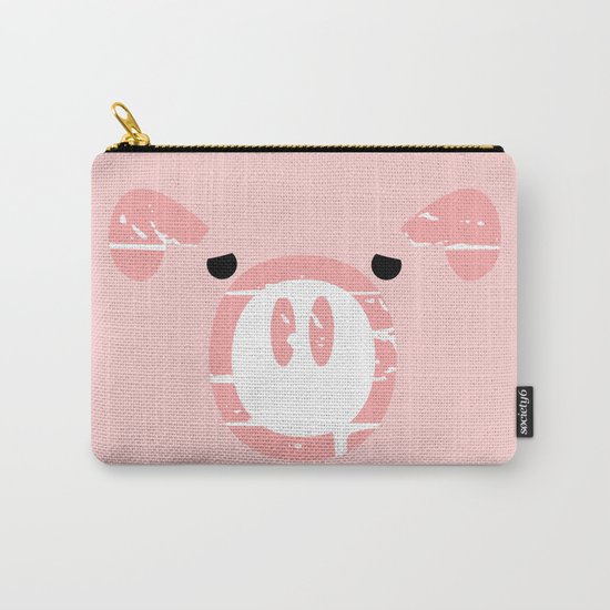 Cute Pink Pig face Carry-All Pouch