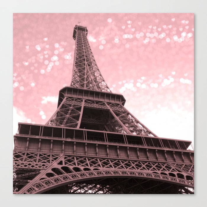 ❤️ Louis Vuitton Eiffel Tower abstract woman Paris canvas print lv13