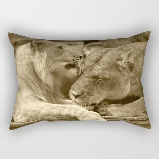 Mother and son II Rectangular Pillow