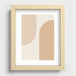 Modern Minimal Arch Abstract XIX Recessed Framed Print
