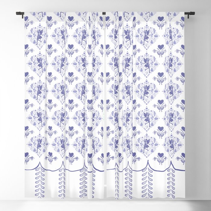 Petalwink Fairy Toile Blackout Curtain