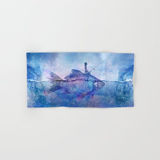 Fishing Hand & Bath Towel