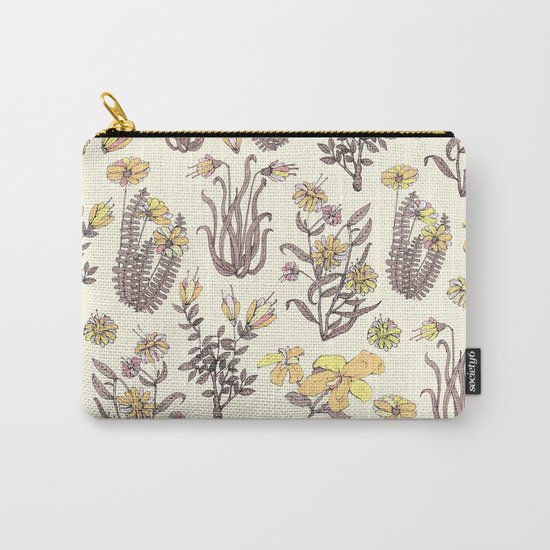 yellow garden Carry-All Pouch