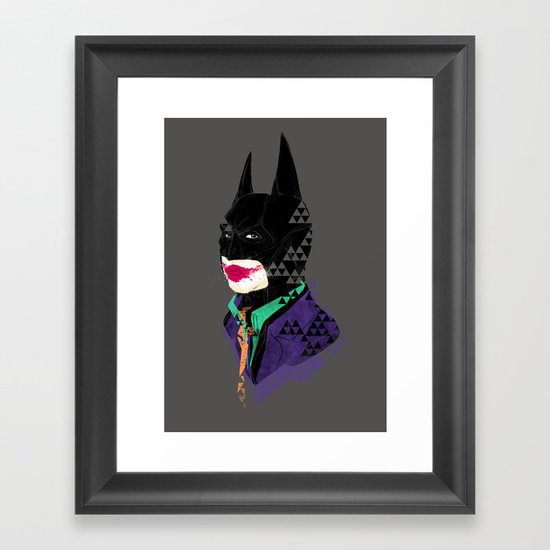 Why So Serious? Framed Art Print