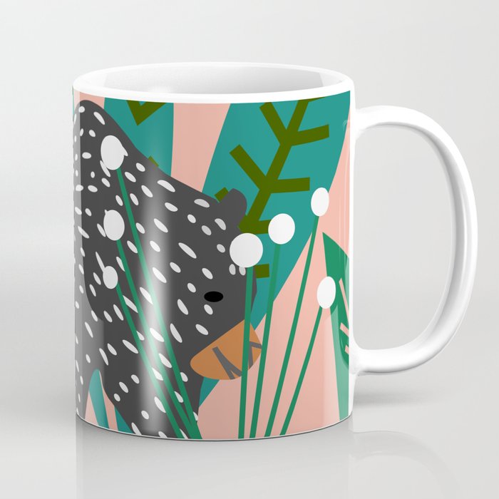 Springtime bear walk Coffee Mug