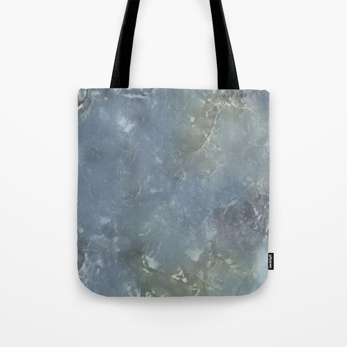 Frozen silver glass Tote Bag