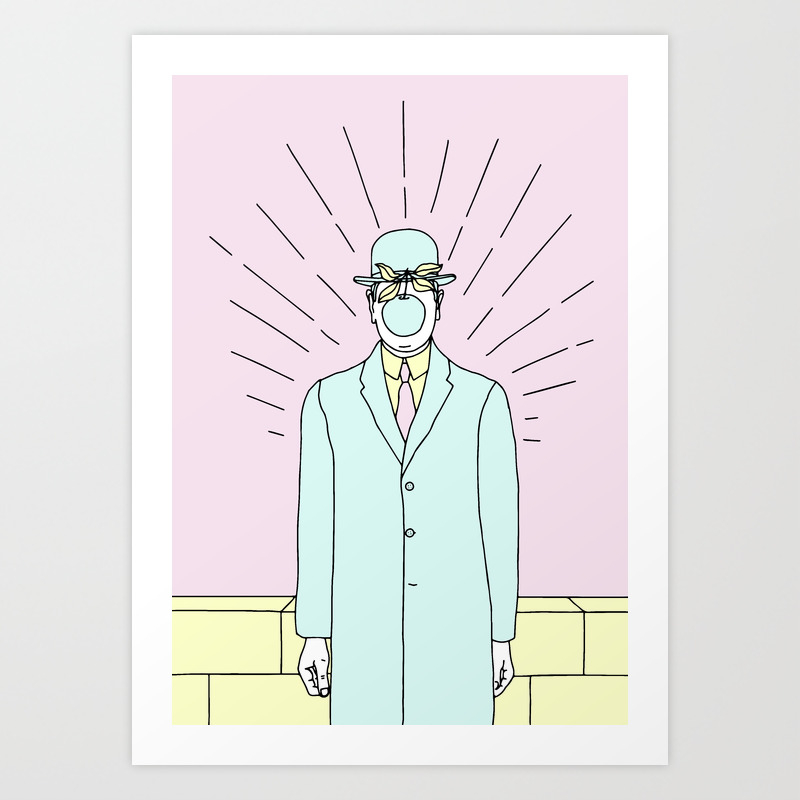 The Son Of Man Pop Art Print By Astronaut Society6