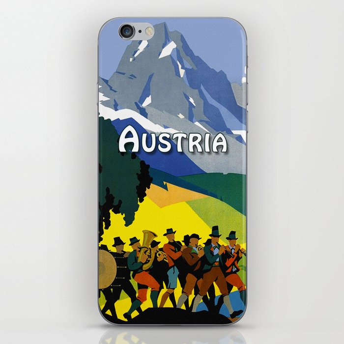 Austria - Vintage Travel Ad iPhone Skin