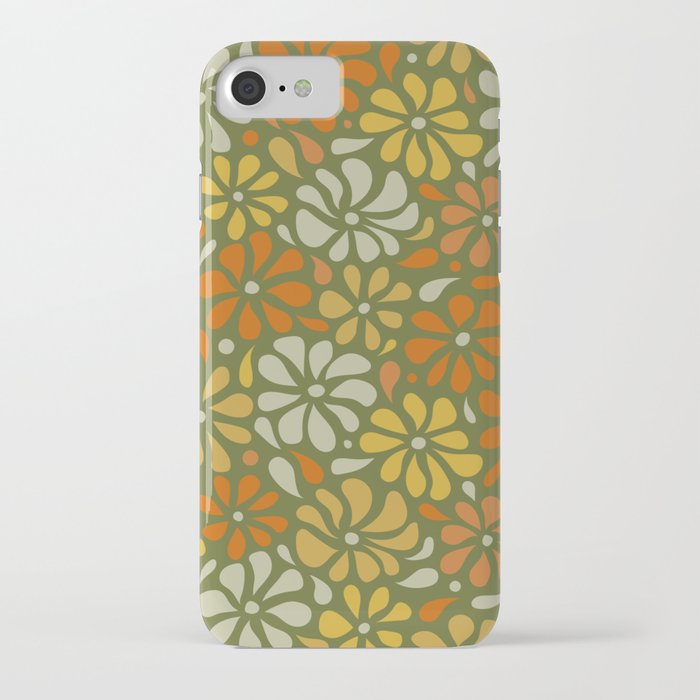 hippie flowers iPhone Case
