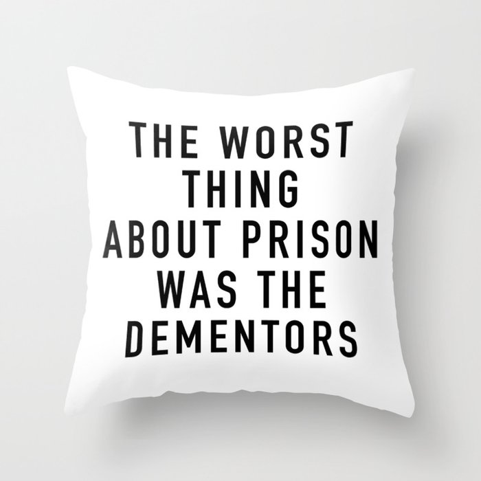 Dementors Throw Pillow