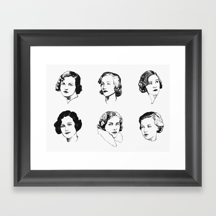 Mitford Sisters Framed Art Print