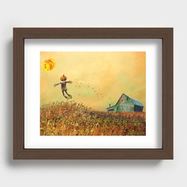 the Corn King Recessed Framed Print