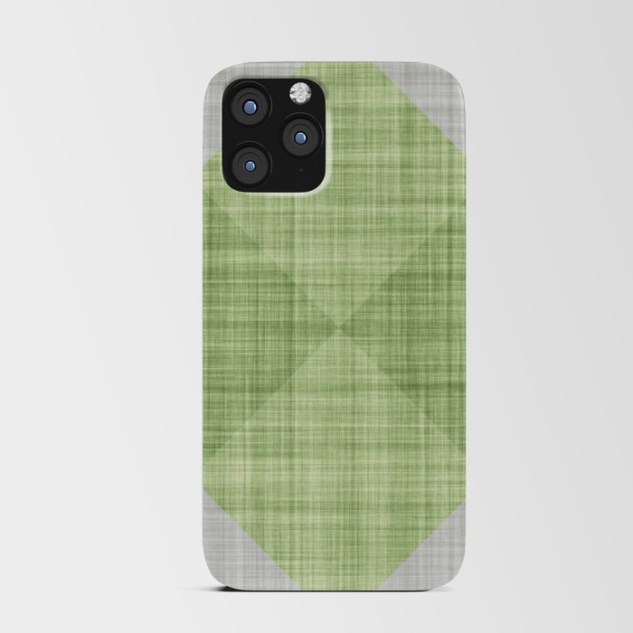 Connected Green iPhone Card Case