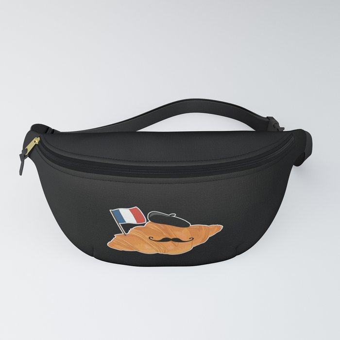 Croissant France Lover Funny French Food Fanny Pack