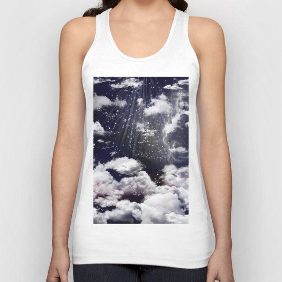 Deep Blue sky Unisex Tank Top