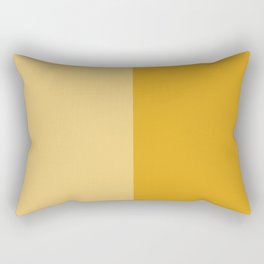 Half Mustard Rectangular Pillow
