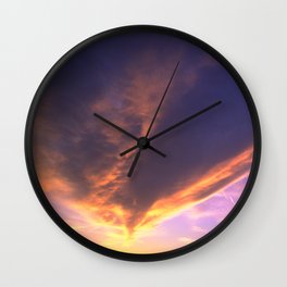 Ominous Cloud: Looking for Rays of Hope Wall Clock