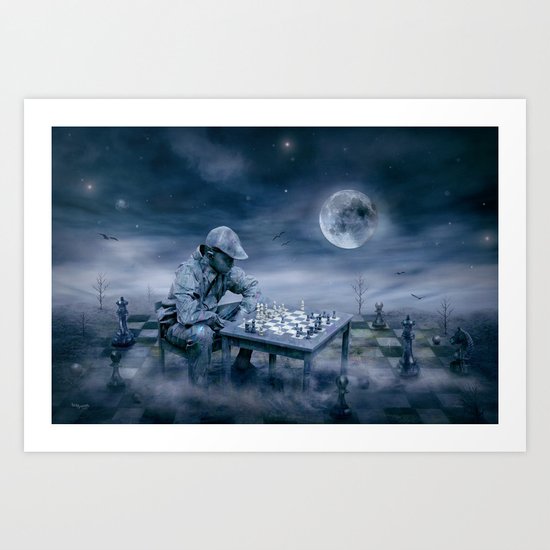 Bedenkzeit Art Print