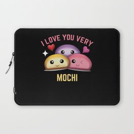 Love Very Mochi And Boba Funny Kawaii Cute Mochi Laptop Sleeve