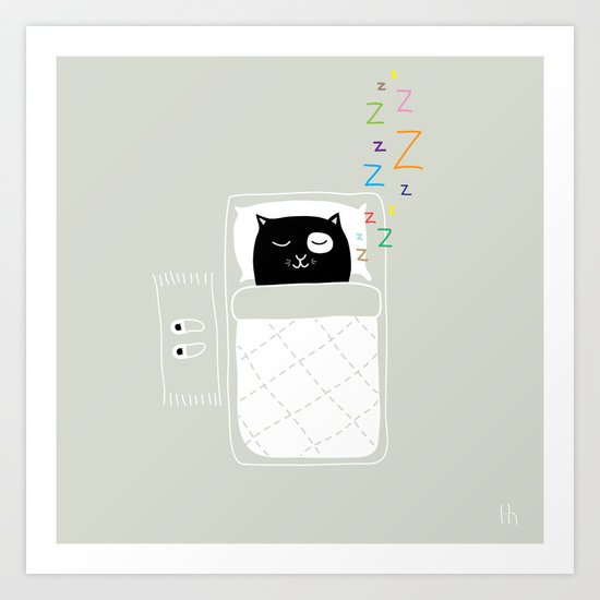 The Happy Dream Art Print