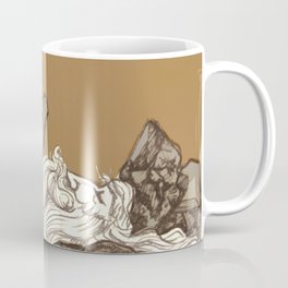 Ship on a Wave Coffee Mug