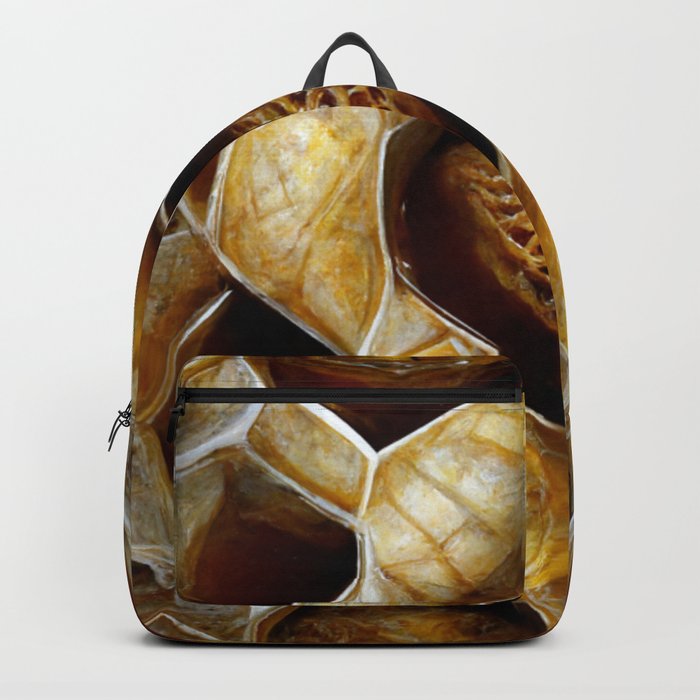 Maple Honey Heart Pattern Backpack