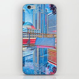 High Rise and Reflections  iPhone Skin