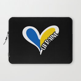 Love Ukraine Heart Laptop Sleeve