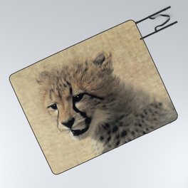 Cheetah cub Picnic Blanket